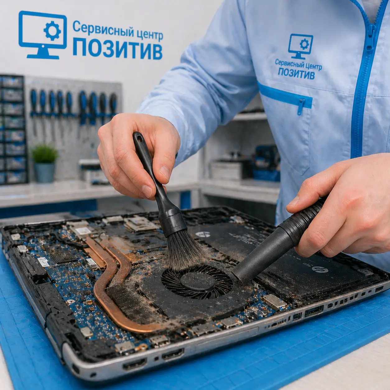 чистка ноутбука HP во Фрязино