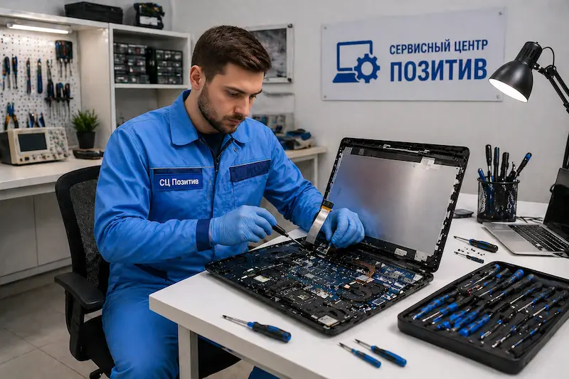 Замена шлейфа матрицы ноутбука во Фрязино