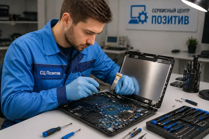 Ремонт шлейфа матрицы ноутбука во Фрязино