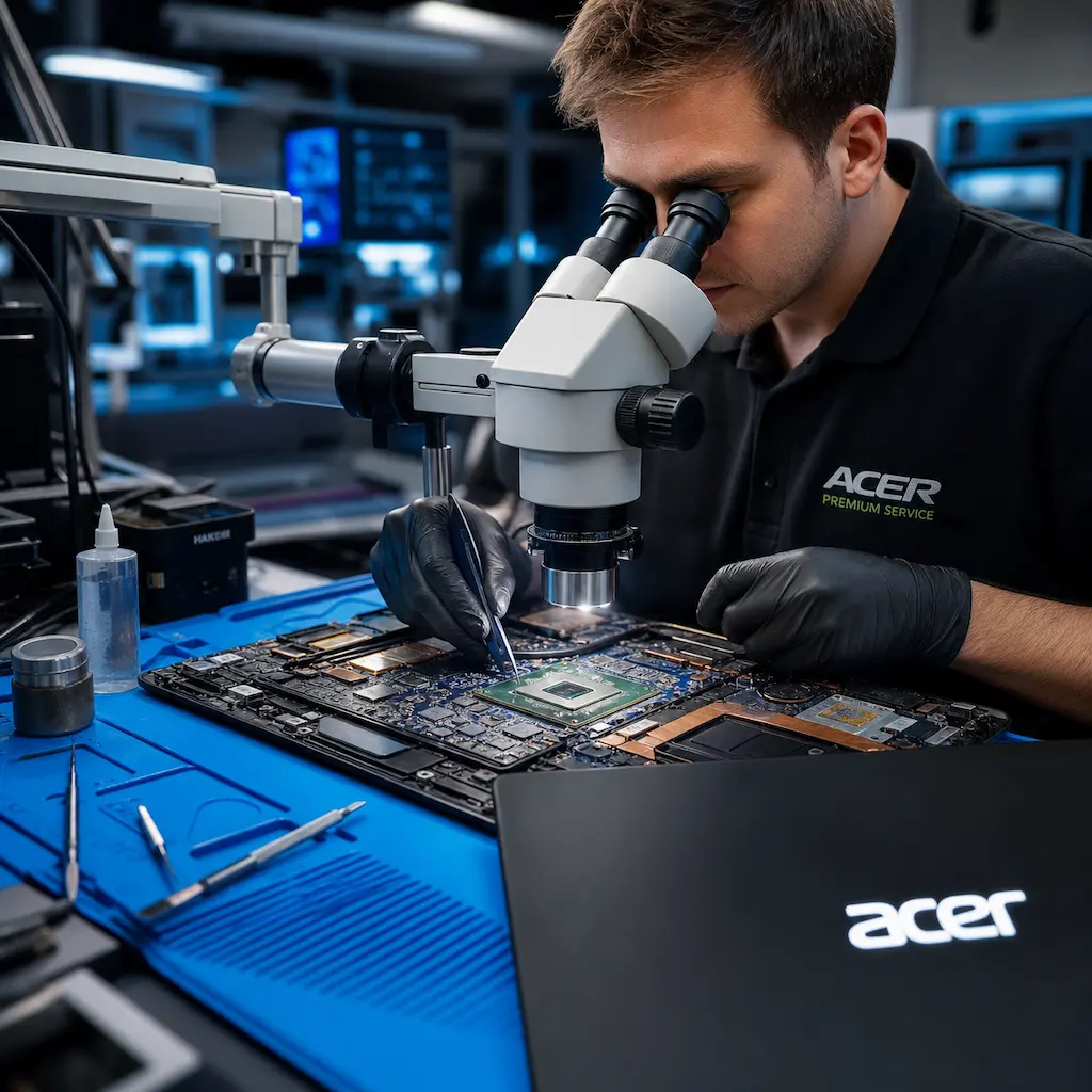 Замена видеокарты ноутбука Acer во Фрязино
