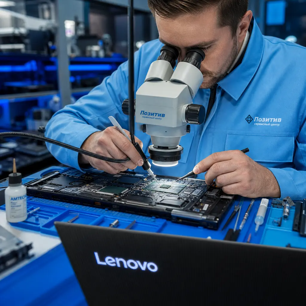 Замена видеокарты ноутбука Lenovo во Фрязино