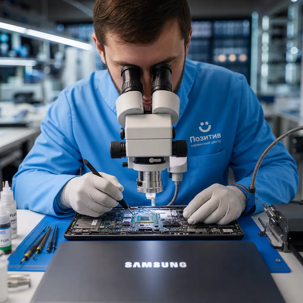 Замена видеокарты ноутбука Samsung во Фрязино
