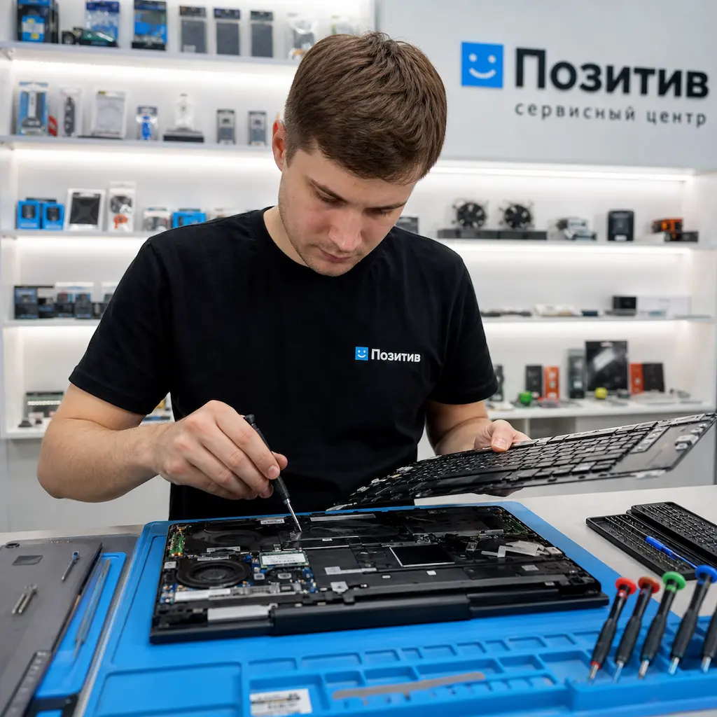 заменить клавиатуру на ноутбуке Samsung во Фрязино