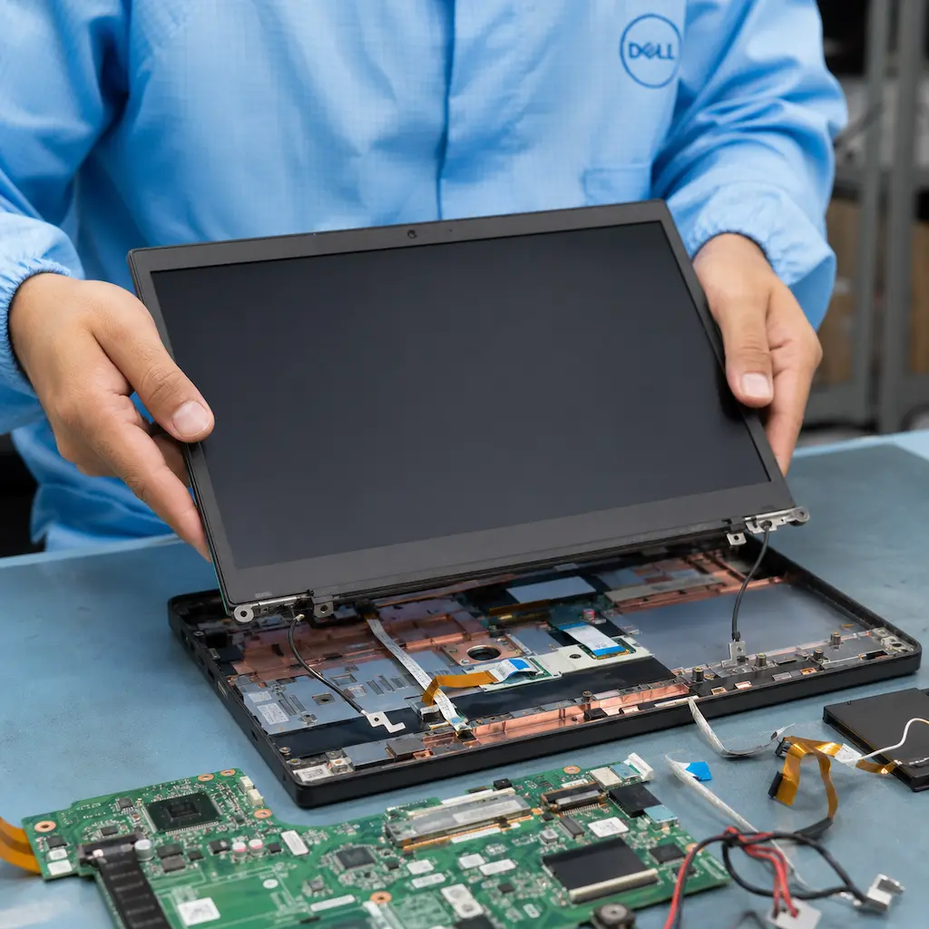 заменить матрицу ноутбука Dell во Фрязино