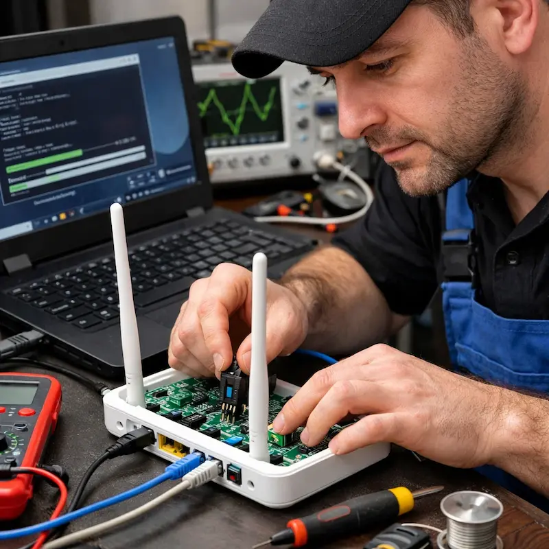 Перепрошивка WiFi роутера во Фрязино