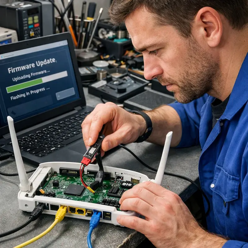 Обновление прошивки роутера во Фрязино