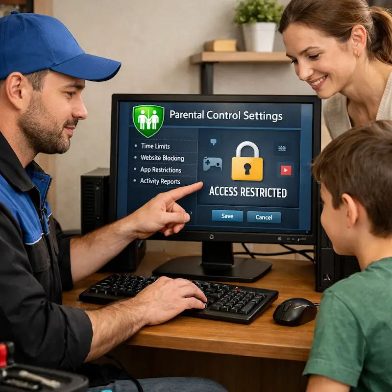 Родительский контроль на компьютере и ноутбуке во Фрязино