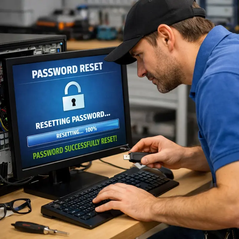 Сброс пароля от компьютера во Фрязино