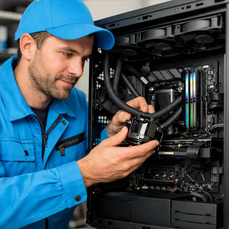 Установка СЖО на ПК во Фрязино