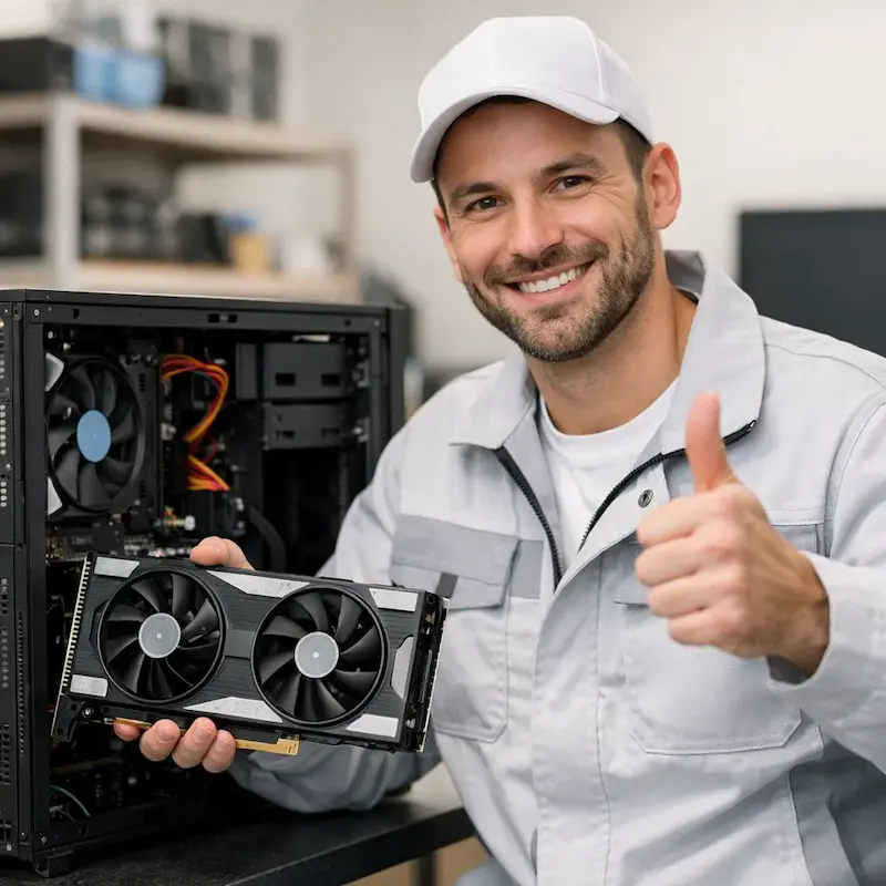 установка видеокарты на ПК во Фрязино