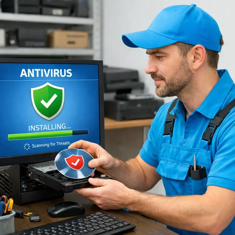 Установка антивируса во Фрязино на дому