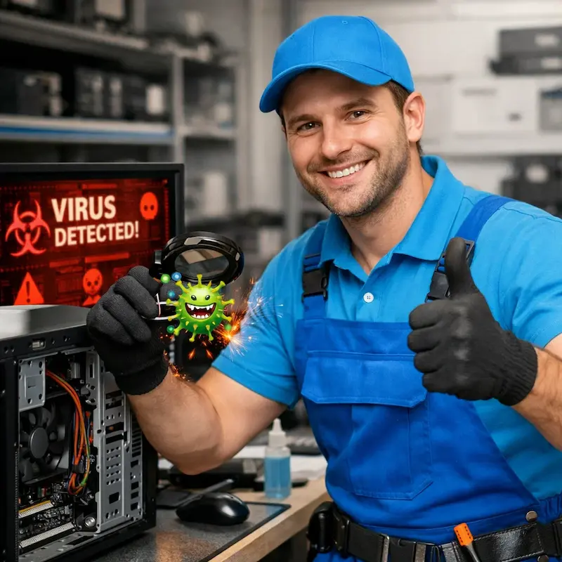 Удаление вирусов с компьютера во Фрязино